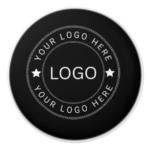 Bouton De Porte En Céramique Logo personnalisé