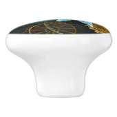 Bouton De Porte En Céramique Luciole de vapeur (Côté)