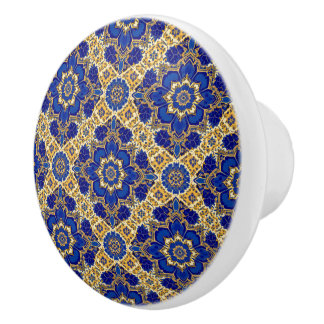 Bouton De Porte En Céramique Luxury Vintage Islamic Geometric Classic Ottoman 