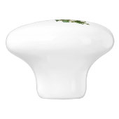 Bouton De Porte En Céramique Lys victorienne classique de la vallée Romance (Côté)