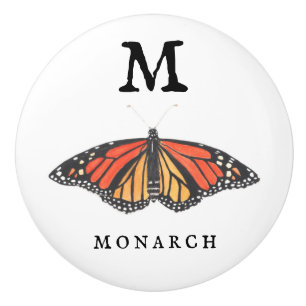 Bouton De Porte En Céramique "M" pour Monarch