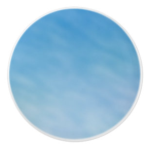 Bouton De Porte En Céramique Magnifique ciel bleu doux avec des nuages de rêve