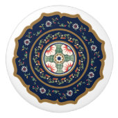 Bouton De Porte En Céramique Mah Jongg Motifs (Devant)