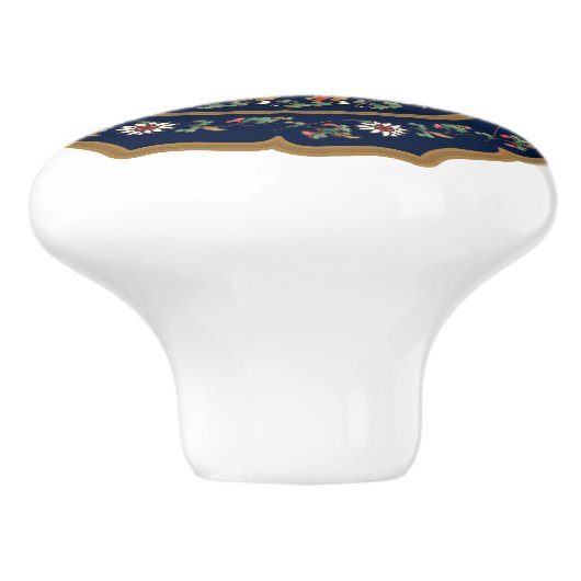 Bouton De Porte En Céramique Mah Jongg Motifs (Côté)