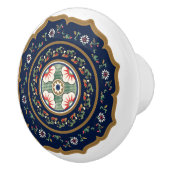 Bouton De Porte En Céramique Mah Jongg Motifs (Droite)