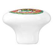 Bouton De Porte En Céramique Main Hamsa (Côté)