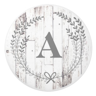 Bouton De Porte En Céramique Maison Douce Maison Rustique en Bois Blanc