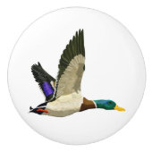 Bouton De Porte En Céramique Mallard Duck do-it-yourself (Devant)