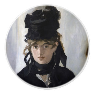 Bouton De Porte En Céramique Manet - Berthe Morisot au bouquet de violettes