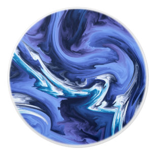 Bouton De Porte En Céramique Marbre