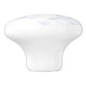 Bouton De Porte En Céramique Marbre blanc (Côté)