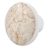 Bouton De Porte En Céramique Marbre crème beige (Droite)
