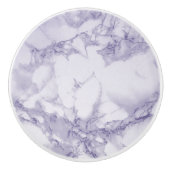 Bouton De Porte En Céramique Marbre pourpre (Devant)