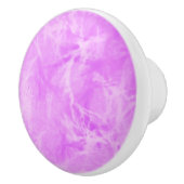 Bouton De Porte En Céramique Marbre tourbillon - violet doux (Droite)