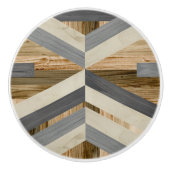 Bouton De Porte En Céramique Marqueterie géométrique (Devant)