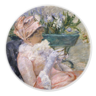Bouton De Porte En Céramique Mary Cassatt - La tasse de thé