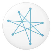 Bouton De Porte En Céramique MCM MOD Star C (Devant)