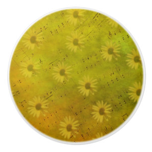 Bouton De Porte En Céramique Médias mixtes Sunshine
