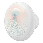 Bouton De Porte En Céramique méduse marine/plage/côtière (Droite)