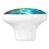 Bouton De Porte En Céramique Méduses impressionnantes (Côté)