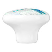 Bouton De Porte En Céramique Mélange libellule (Côté)