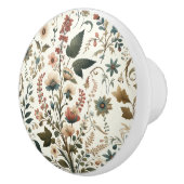 Bouton De Porte En Céramique Melody Meadow (Droite)