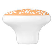 Bouton De Porte En Céramique Melon Mandala (Côté)
