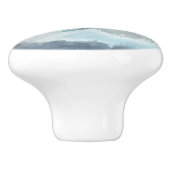 Bouton De Porte En Céramique Mer Forestière (Côté)