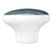 Bouton De Porte En Céramique Mer turquoise (Côté)