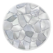 Bouton De Porte En Céramique Mère de perle - Collage de cellules N17 (Devant)