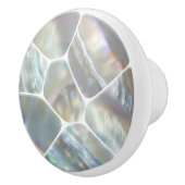 Bouton De Porte En Céramique Mère de perle - Voronoi Cells Mosaic (Droite)