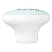 Bouton De Porte En Céramique Mint Dragonfly Dream (Côté)
