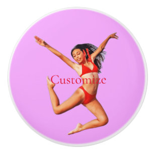 Bouton De Porte En Céramique Modèle Bikini de danse Thunder_Cove