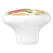 Bouton De Porte En Céramique Modèle floral (Côté)