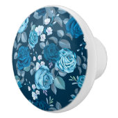 Bouton De Porte En Céramique Modèle floral (Droite)