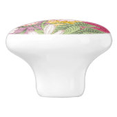 Bouton De Porte En Céramique Modèle floral (Côté)