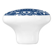 Bouton De Porte En Céramique Moderne Méditerranéen Design Bleu (Côté)