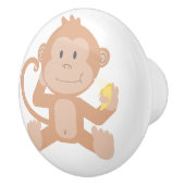 Bouton De Porte En Céramique Monkey (Droite)