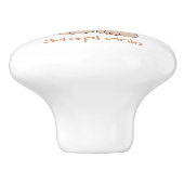 Bouton De Porte En Céramique Monkey Design Personalised (Côté)