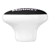 Bouton De Porte En Céramique Monkey Space (Côté)