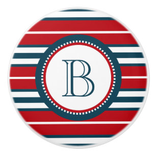 Bouton De Porte En Céramique Monogram design