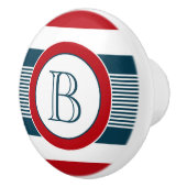 Bouton De Porte En Céramique Monogram design (Droite)