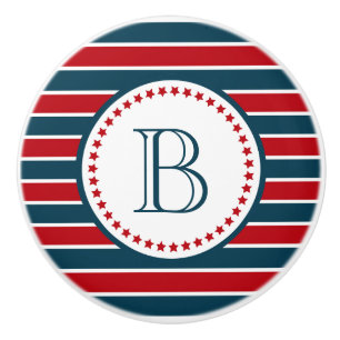 Bouton De Porte En Céramique Monogram design