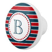 Bouton De Porte En Céramique Monogram design (Droite)