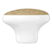 Bouton De Porte En Céramique Monogramme texturé (Côté)