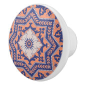 Bouton De Porte En Céramique Monogramme transparent Azulejo Style Ceramic Knob (Droite)