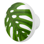 Bouton De Porte En Céramique Monstera Leaf ceramic Knob (Droite)