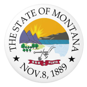 Bouton De Porte En Céramique Montana sign