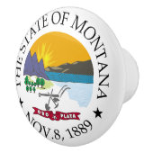 Bouton De Porte En Céramique Montana sign (Droite)