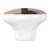 Bouton De Porte En Céramique Monument de Washington au coucher du soleil (Côté)